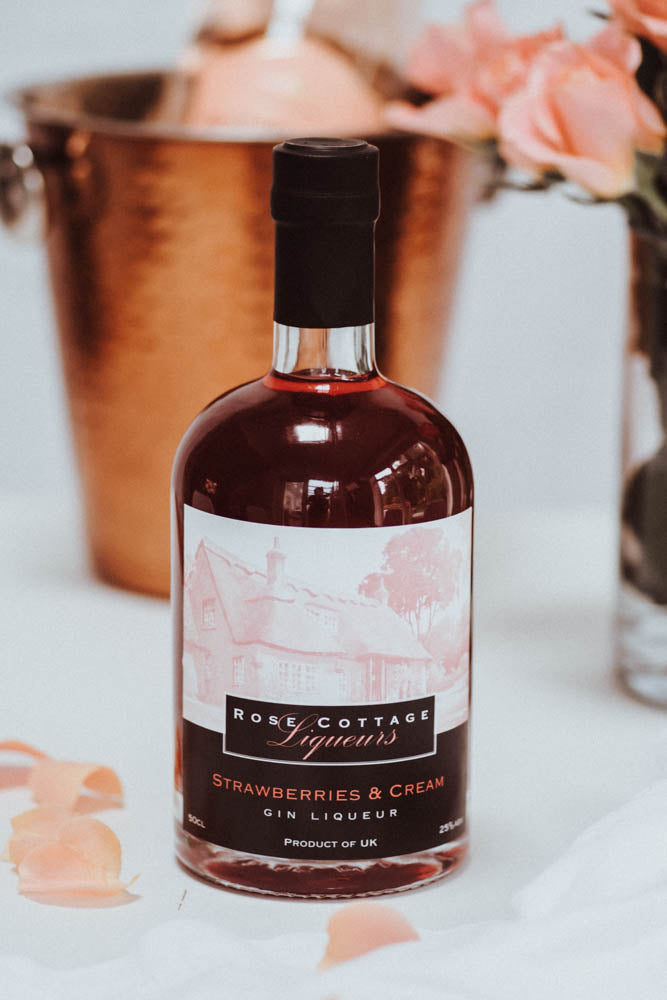 Strawberries and Cream Gin Liqueur