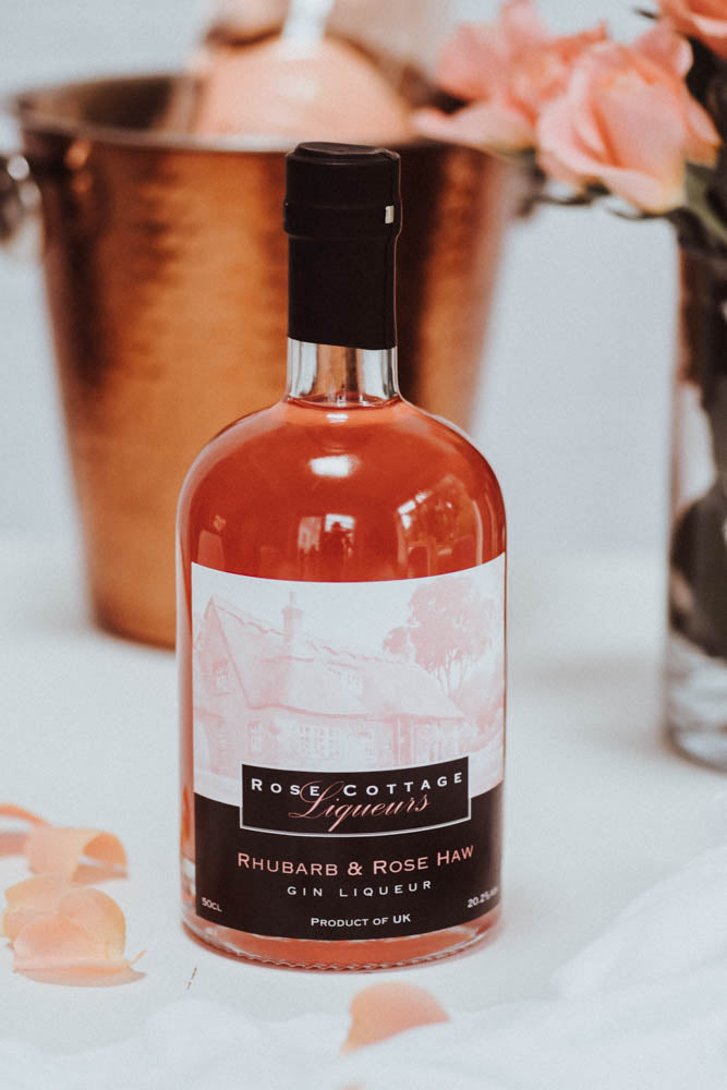 Rhubarb and Rose Haw Gin Liqueur