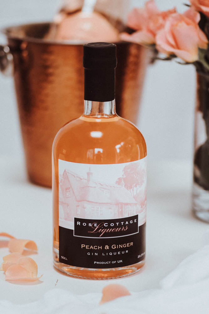 Peach and Ginger Gin Liqueur